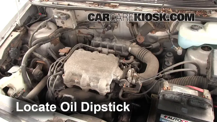 1994 Dodge Caravan 3.0L V6 Oil Check Oil Level